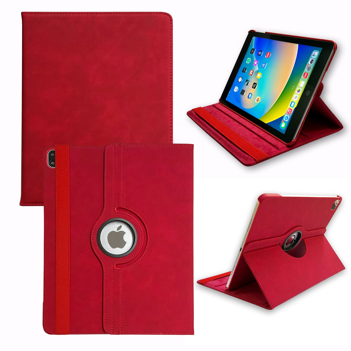 Apple iPad Pro 11 (2018) Tablethoes - Crimson Red - Draaibare Bookcase