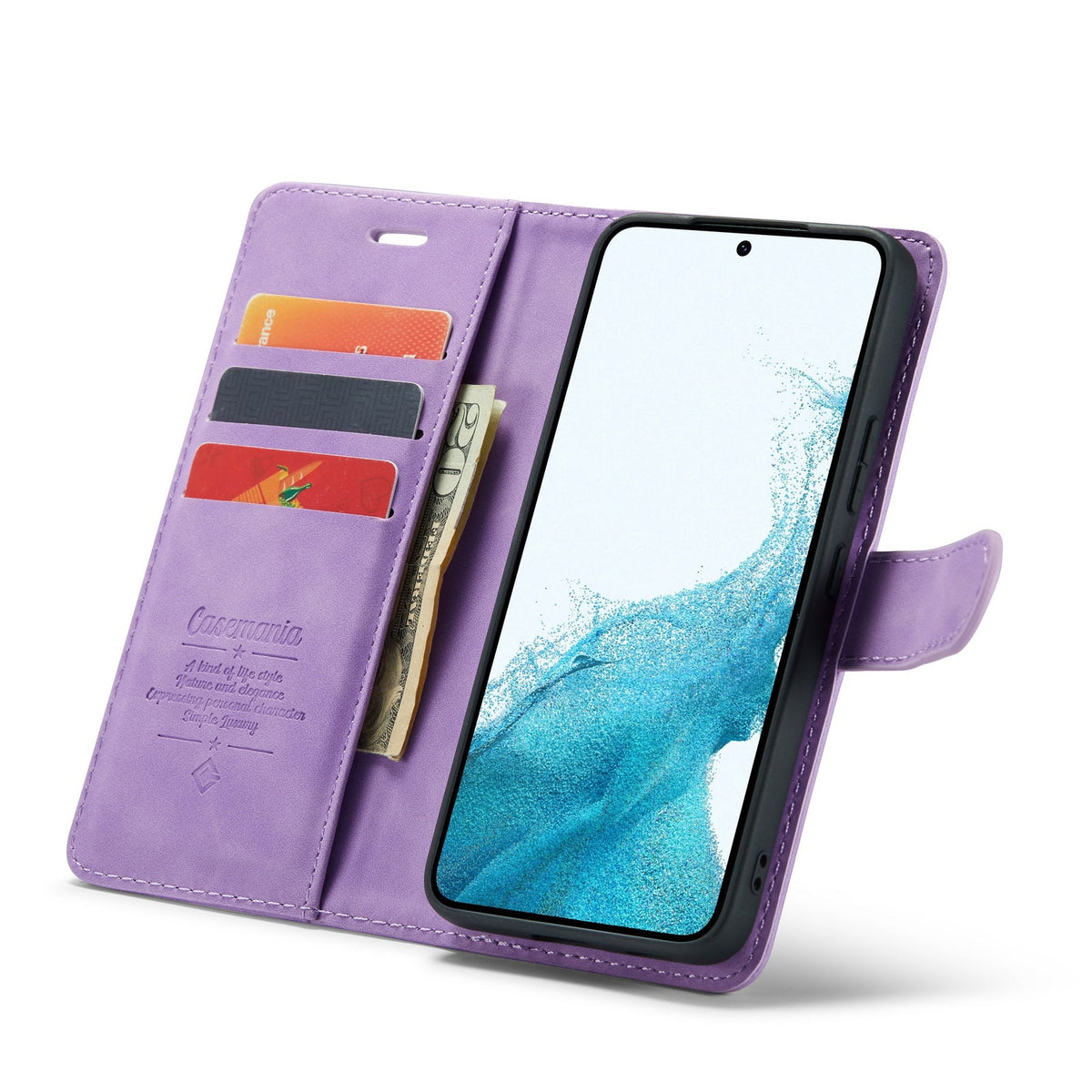 Samsung Galaxy A56 Hoesje - Bright Lila - 2 in 1 Bookcase