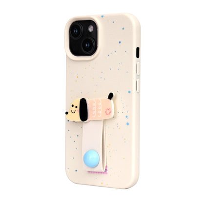Apple iPhone 13 Hoesje - Beige - Siliconen Back Cover