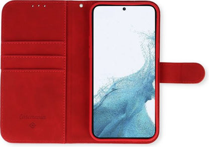 Samsung Galaxy S23 Ultra Hoesje - Crimson Rood - Luxe Bookcase