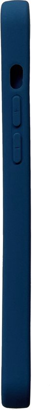 Coque pour Apple iPhone 14 Plus - Bleu Foncé - Dos en Silicone Mat