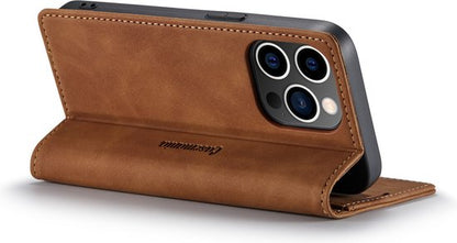 Apple iPhone 14 Pro Max Case - Sienna Brown - Slim Wallet Case