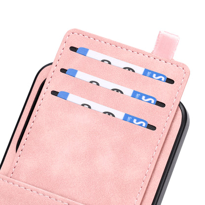 Samsung Galaxy A27 Hoesje - Pale Pink - Kunstleren Back Cover met Pull-Tab Pasjeshouder