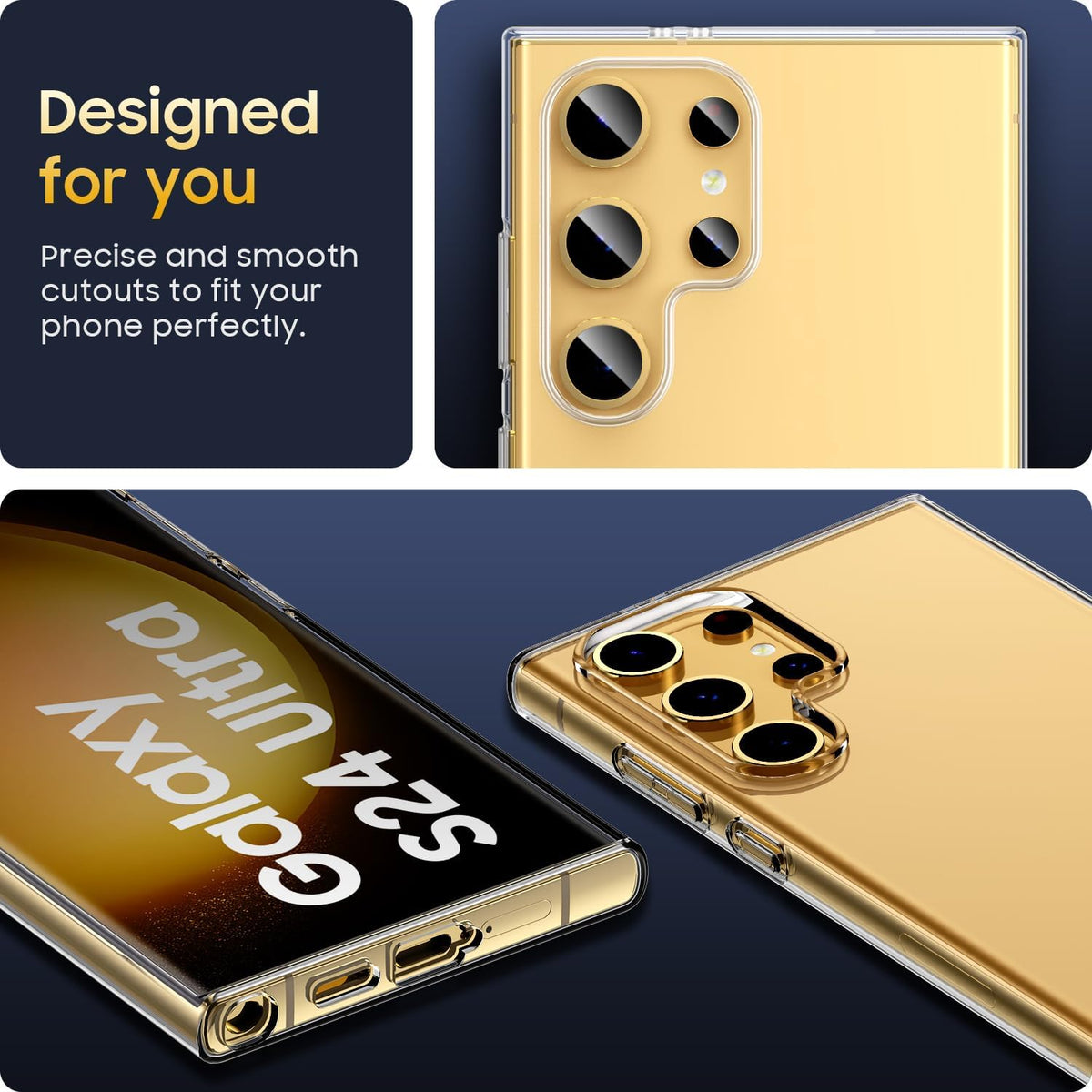 Samsung Galaxy S24 Ultra Hoesje - Transparant - Siliconen Back Cover