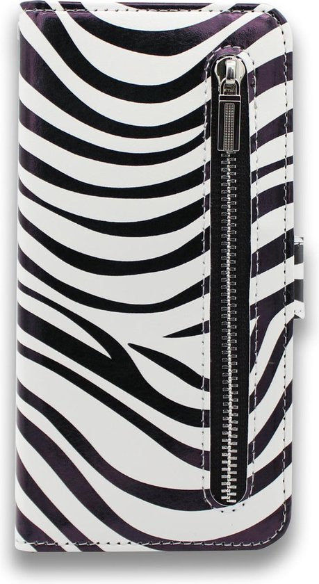 Apple iPhone Xs Max Hoesje - Zebra - Print Bookcase