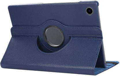 Samsung Galaxy Tab A9 Plus Tablet Case - Dark Blue - Rotating Folio Case