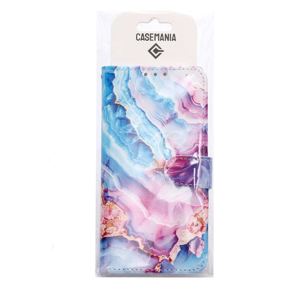 Samsung Galaxy A53 Hoesje - Lila Marmer - Print Bookcase