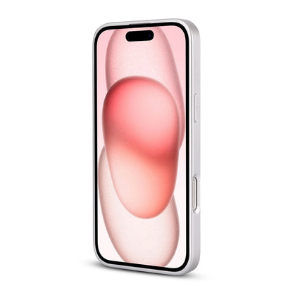 Apple iPhone 16 Pro Hoesje - Roze - Marmer MagSafe Back Cover
