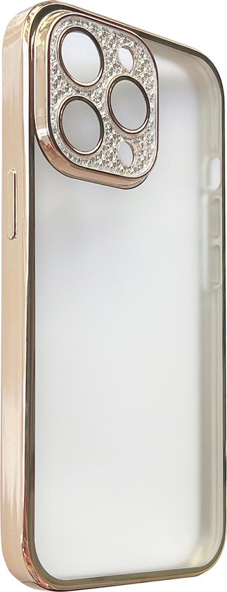 Apple iPhone 12 Pro Case - Gold - Glitter Back Cover