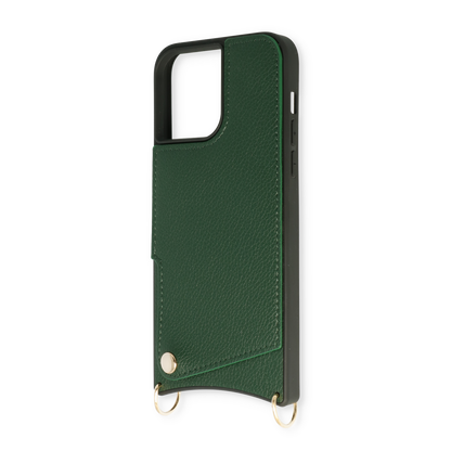 iPhone 14 Pro Hoesje - Bandje - Groen Back Cover