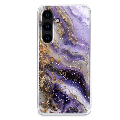 Samsung Galaxy S25 Plus Hoesje - Paars - Marmer MagSafe Back Cover