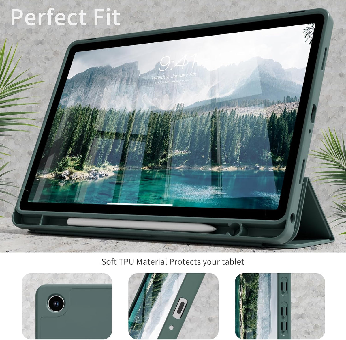 Samsung Galaxy Tab A11 Tablet Case - Green - Smart Cover