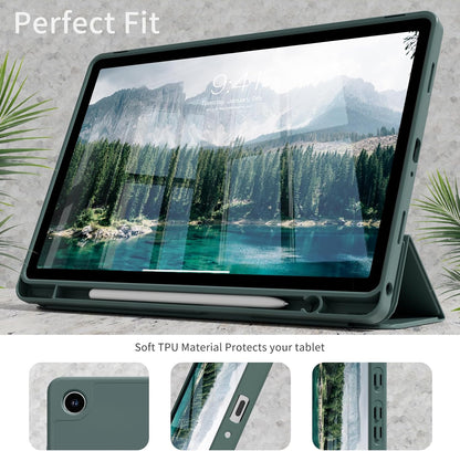 Samsung Galaxy Tab A11 Plus Tablethoes - Groen - Smart Cover