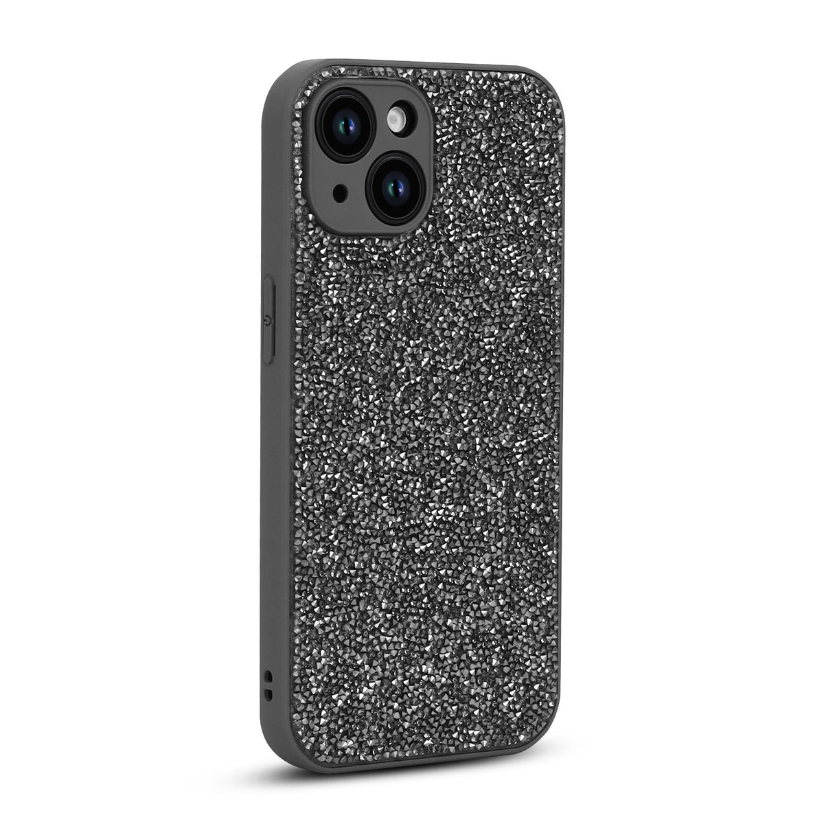 Apple iPhone 11 Hoesje - Zilver - Diamant Glitter Back Cover
