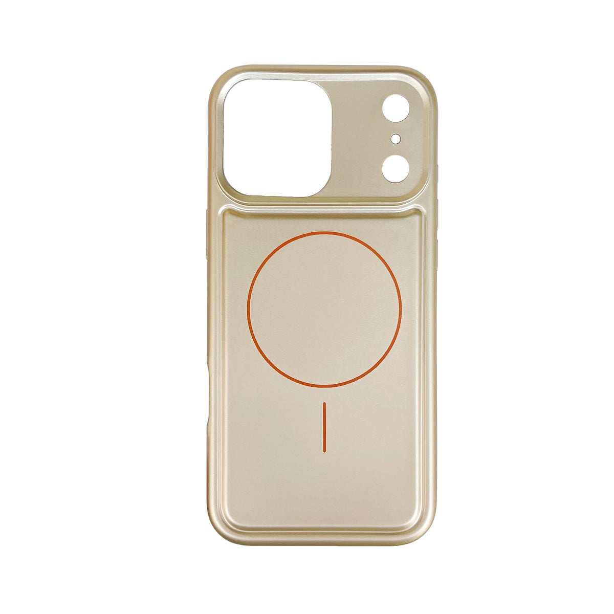 Apple iPhone 18 Pro Max Case - Metallic Gold - Matte Silicone MagSafe Back Cover