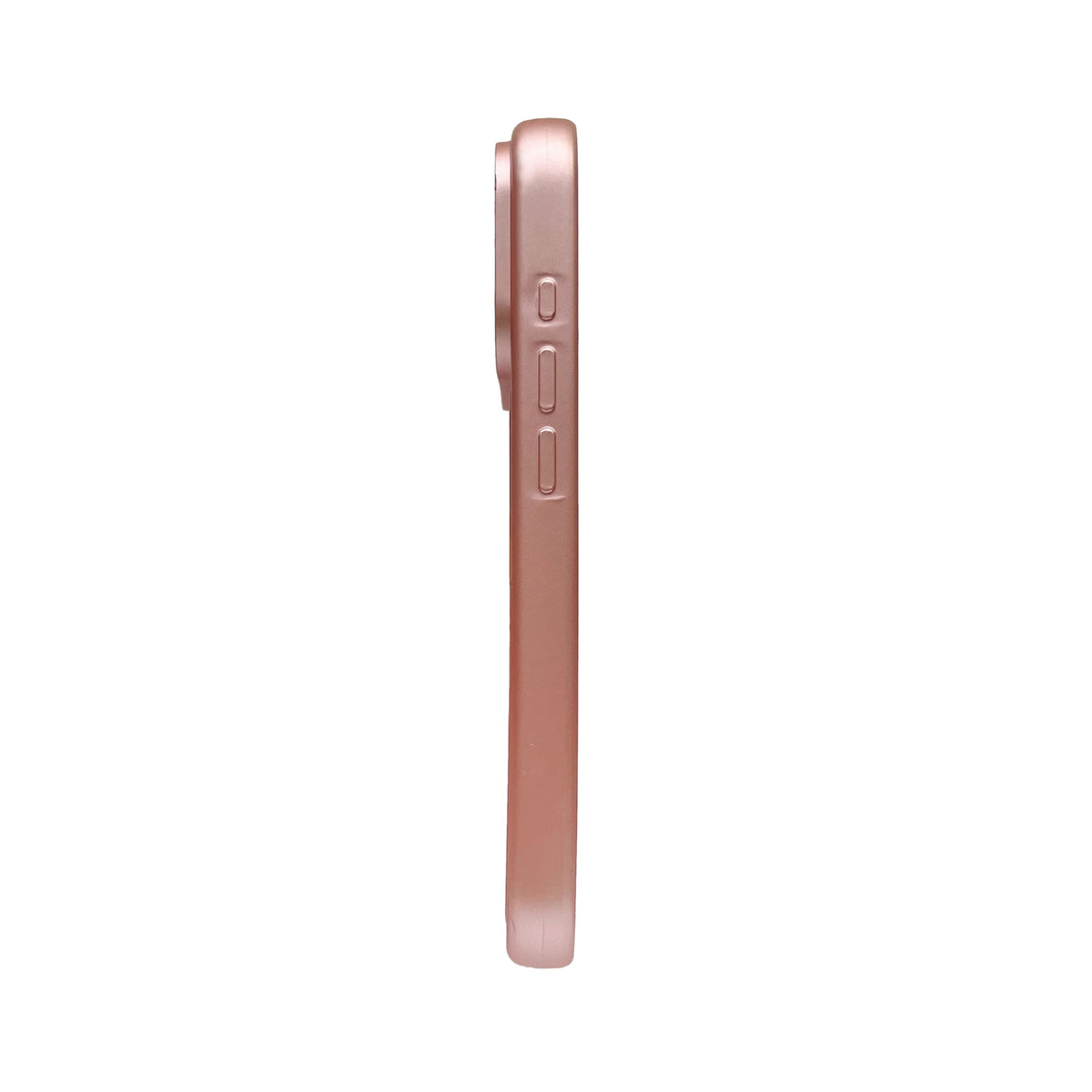 Apple iPhone 17 Pro Hoesje - Metallic Roze - Matte Siliconen MagSafe Back Cover