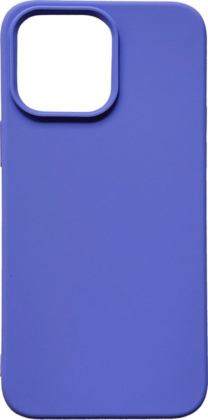 Apple iPhone 14 Pro Max Hoesje - Paars - Matte Siliconen Back Cover