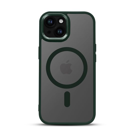 Apple iPhone 15 Plus Hülle - Grün - Bumper-MagSafe-Backcover