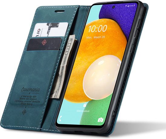 Oppo A57 5G & A77 5G Hoesje - Emerald Green - Dunne Bookcase
