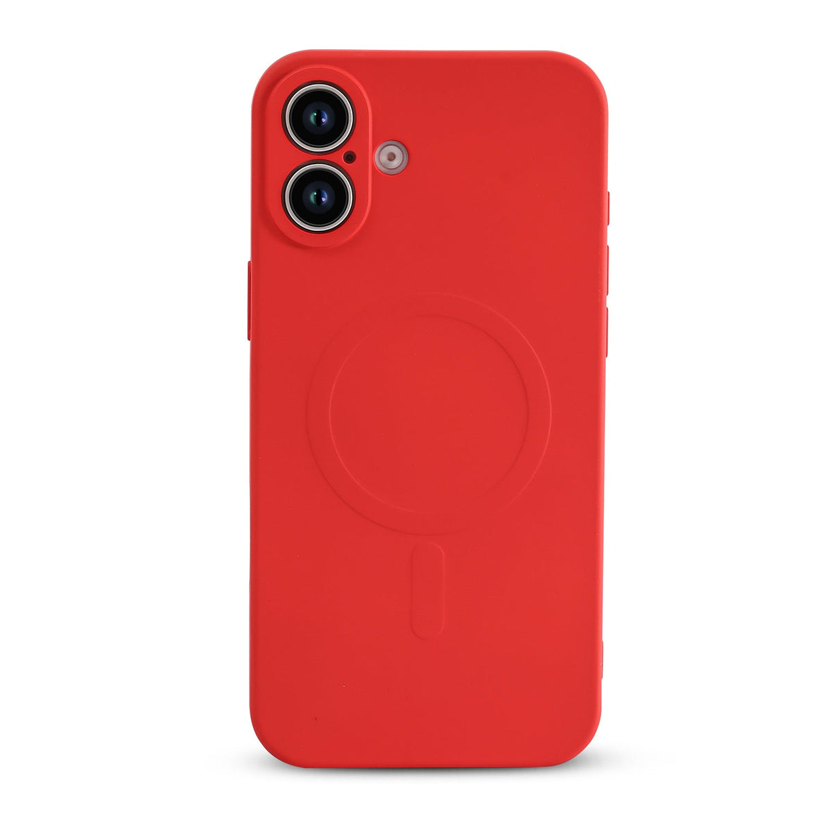 Apple iPhone 16 Plus Hoesje - Rood - Liquid Siliconen MagSafe Back Cover
