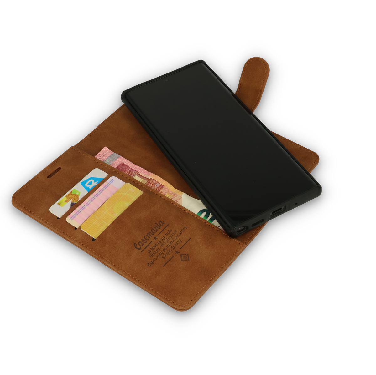 Oppo Find X5 Hoesje - Sienna Brown - 2 in 1 Bookcase