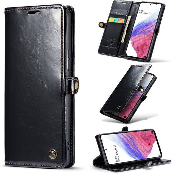 Samsung Galaxy A53 5G Hoesje - Charcoal Gray - Dunne Bookcase