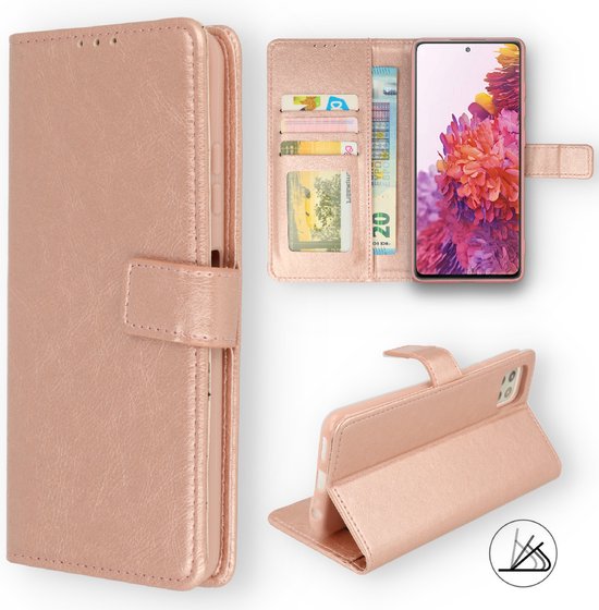 OPPO A54S Hoesje - Roségoud - Portemonnee Bookcase