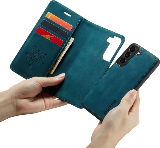 Samsung Galaxy S22 Plus Hoesje - Emerald Green - 2 in 1 Bookcase