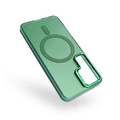 Samsung Galaxy S23 Hoesje - Groen - Armor MagSafe Back Cover