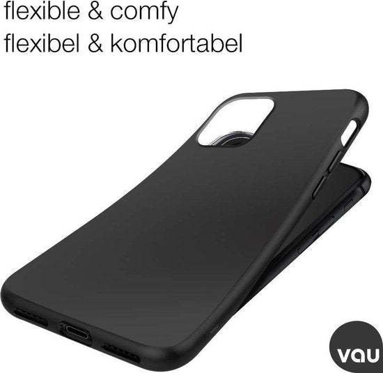 Apple iPhone 11 Pro Max Case - Black - Silicone Back Cover