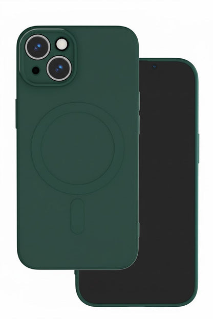 iPhone 14 Case - Green - Liquid Silicone Back Cover