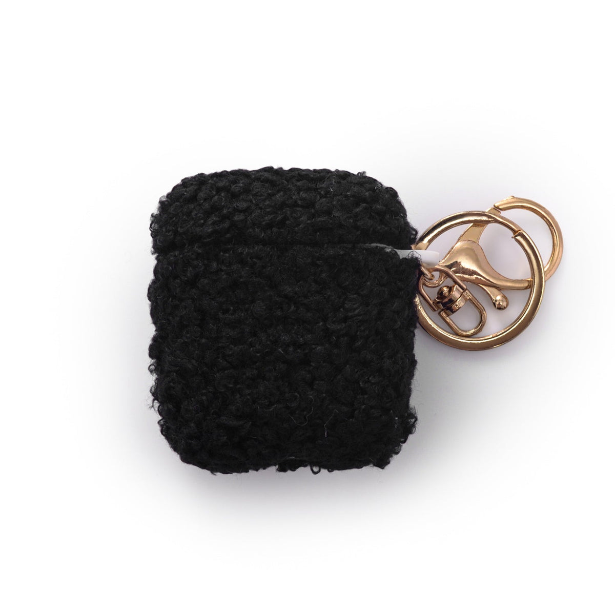 Apple AirPods 2 / 1 Hoesje - Teddy Furr - Zwart