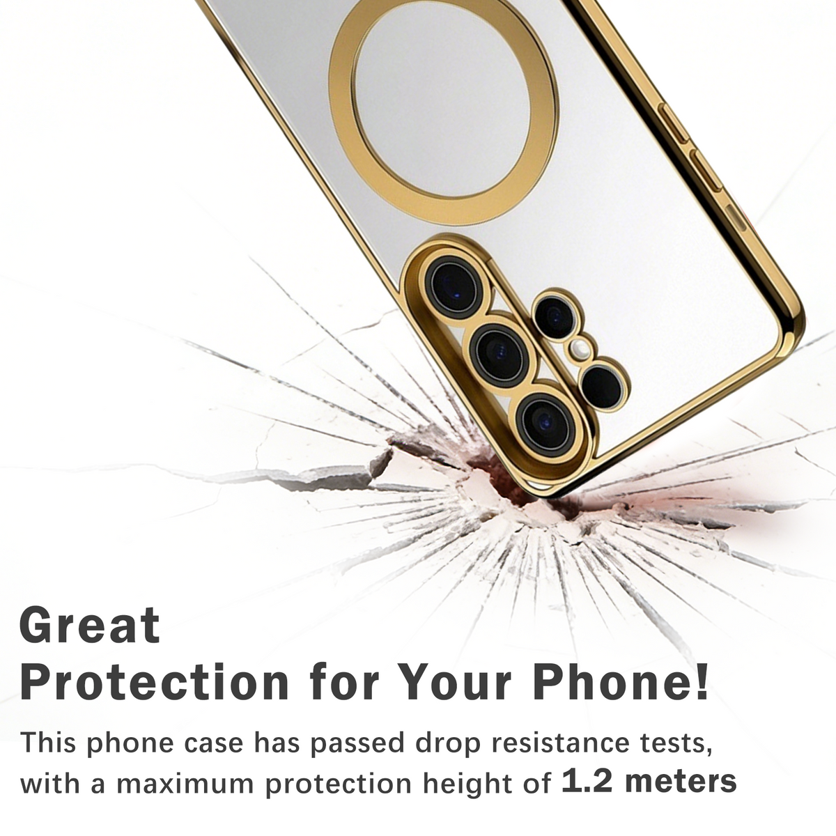 Samsung Galaxy S26 Plus Hoesje - Goud - Siliconen MagSafe Back Cover