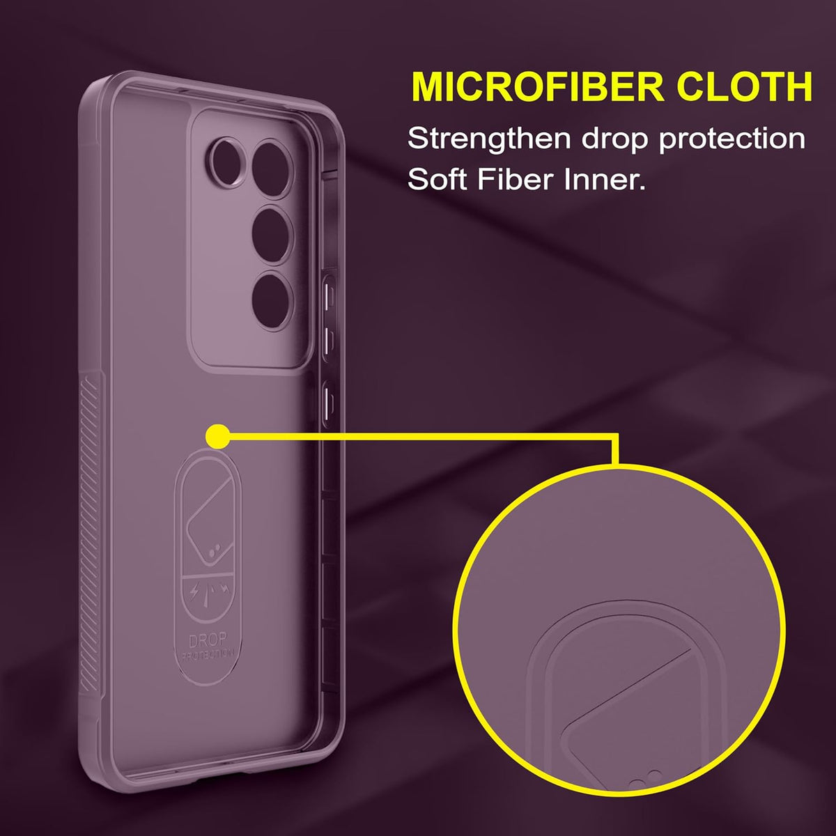 Samsung Galaxy A37 Hoesje - Paars - Siliconen Back Cover