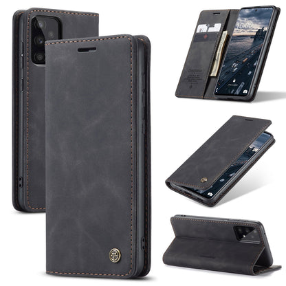 Étui Samsung Galaxy M23 - Gris anthracite - Étui portefeuille fin