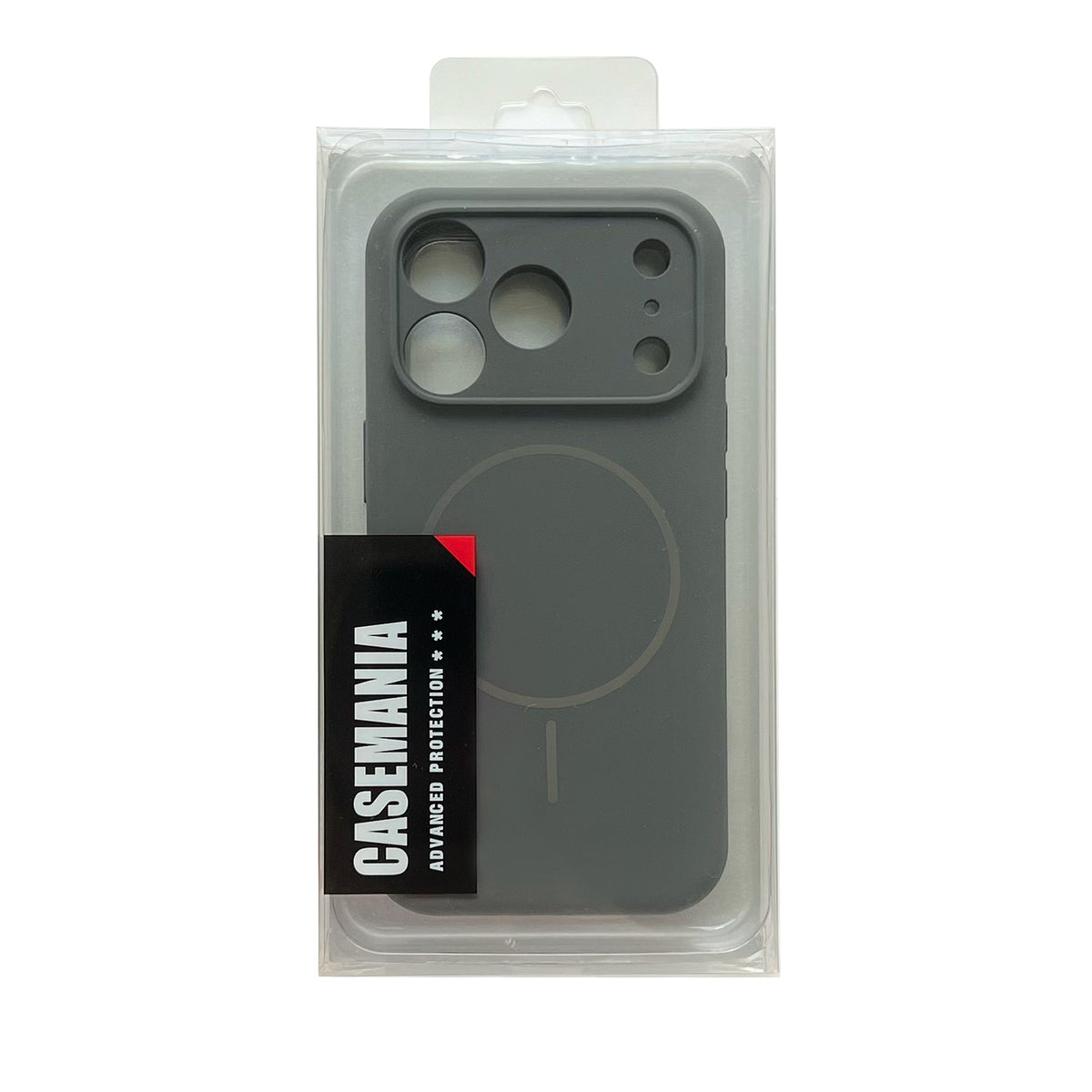 Apple iPhone 18 Pro Hülle - Grau - Weiches Liquid-Silikon MagSafe Backcover