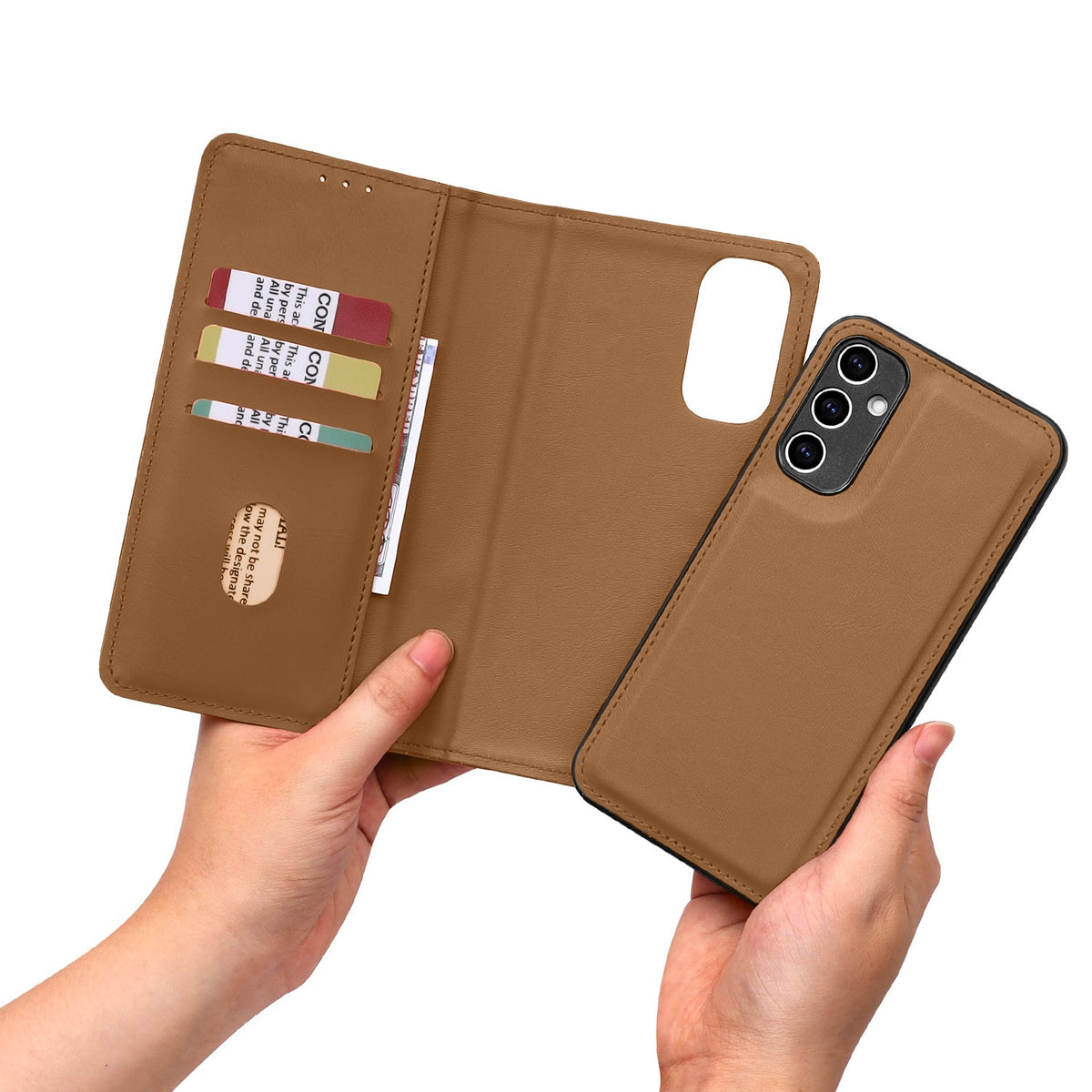 Samsung Galaxy A26 Hülle - Braun - 2-in-1 Bookcase