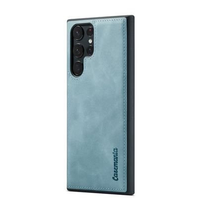 Samsung Galaxy S24 Ultra Hoesje - Aqua Blue - 2 in 1 Bookcase
