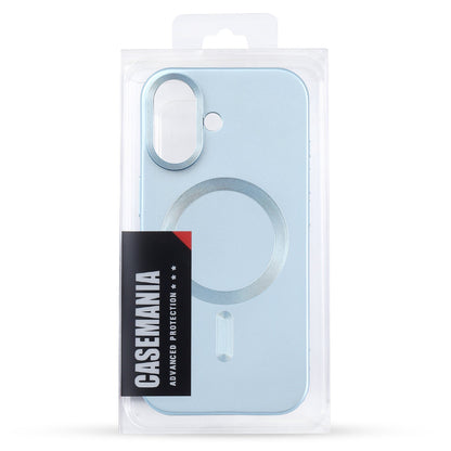 iPhone 17 Hoesje - Licht Blauw - Matte Siliconen MagSafe Back Cover