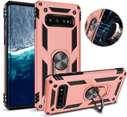 Coque Samsung Galaxy S10+ - Or rose - Étui arrière avec support intégré