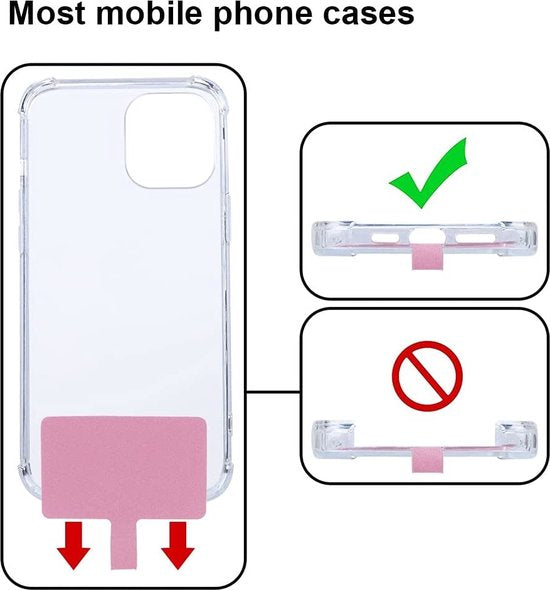 Telefoonkoord - Roze