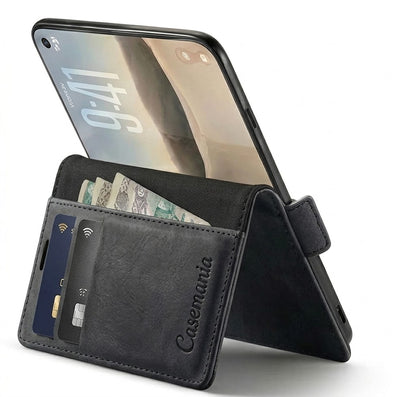 Apple iPhone Duo Hoesje - Charcoal Gray - Dunne Bookcase