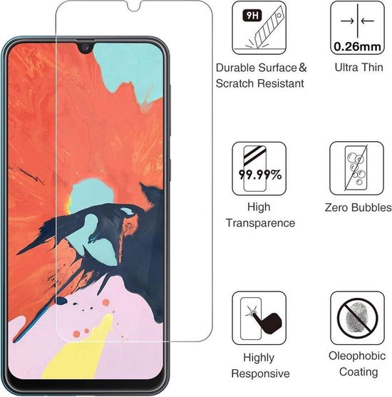 Samsung Galaxy A41 Panzerglas - Gehärtetes Glas - 3 Stück