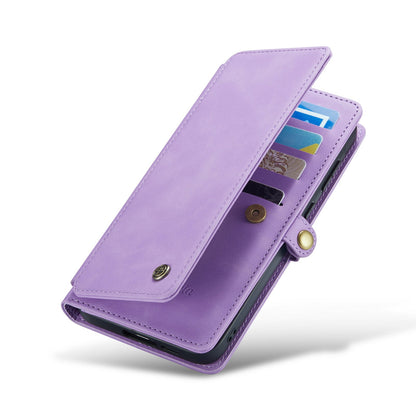 Samsung Galaxy A55 Case - Bright Lila - 2-in-1 Wallet Case with 10 Card Slots