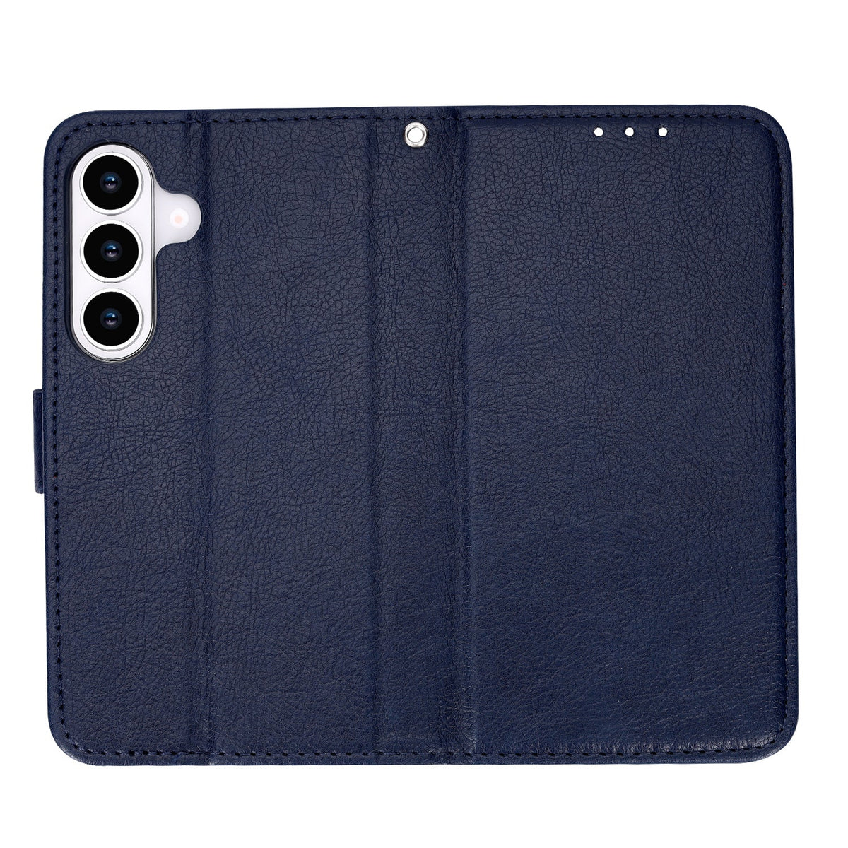 Samsung Galaxy A37 Hoesje - Donker Blauw - Luxe Kunstlederen Portemonnee Bookcase