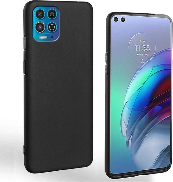 Motorola Moto G100 Hoesje - Zwart - Siliconen Back Cover