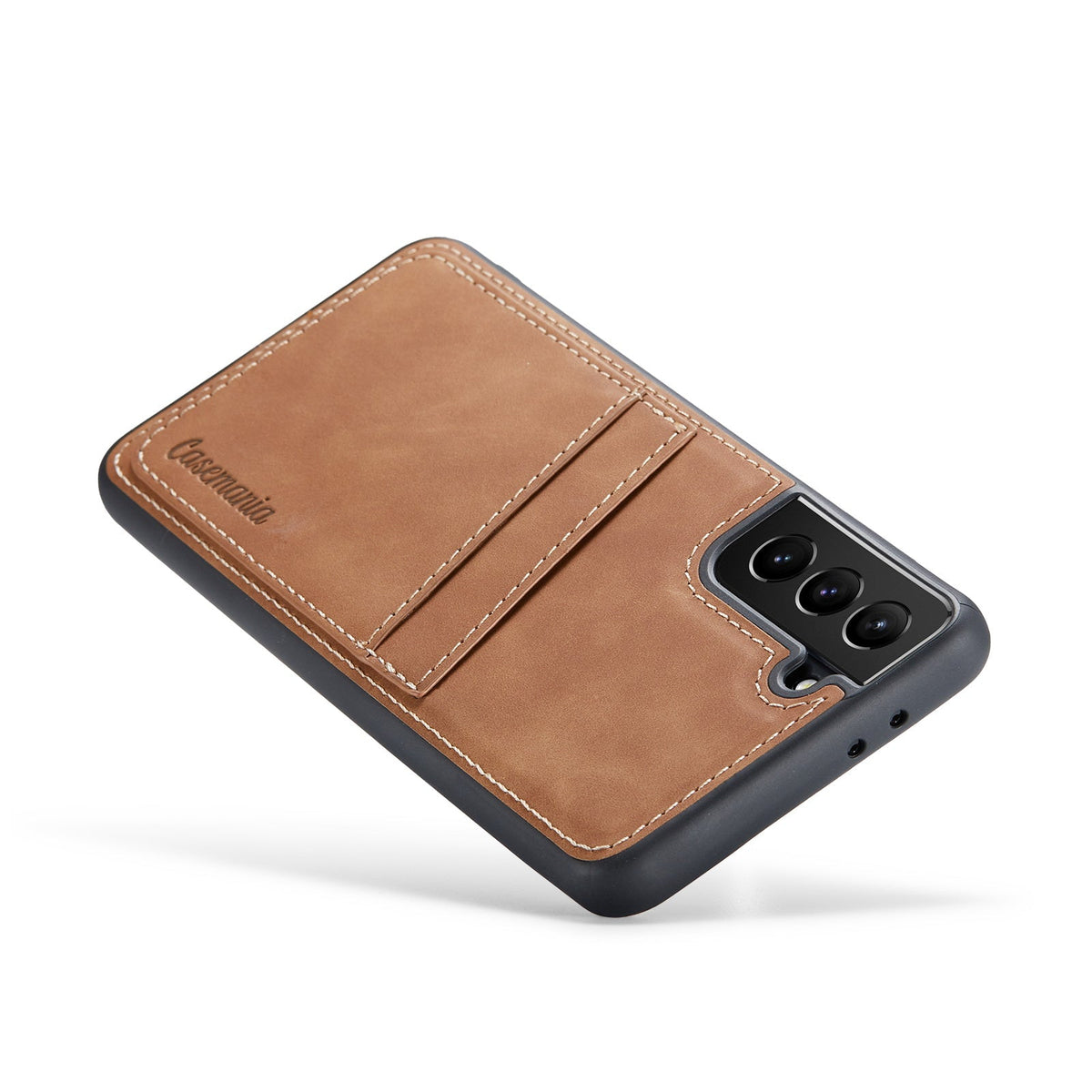 Samsung Galaxy S25 Plus Hoesje - Sienna Brown - Back Cover met Pasjeshouder