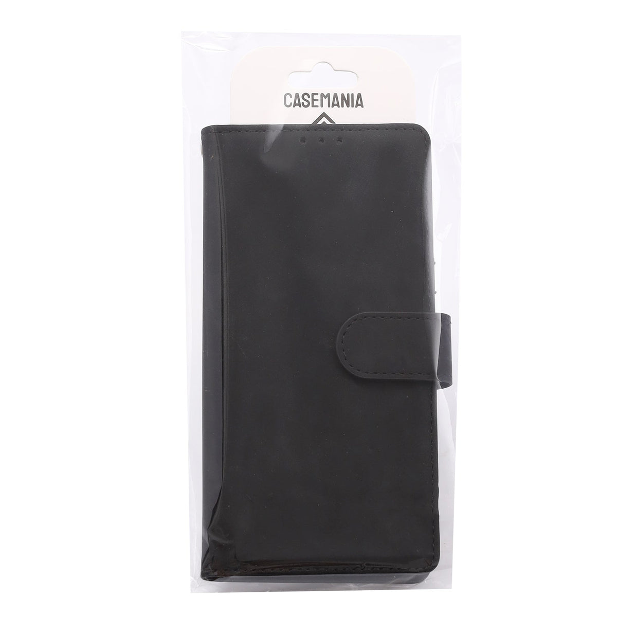 Apple iPhone 17e Case - Black - Faux Leather Flip Case