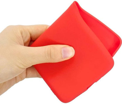 Samsung Galaxy A41 Case - Red - Silicone Back Cover