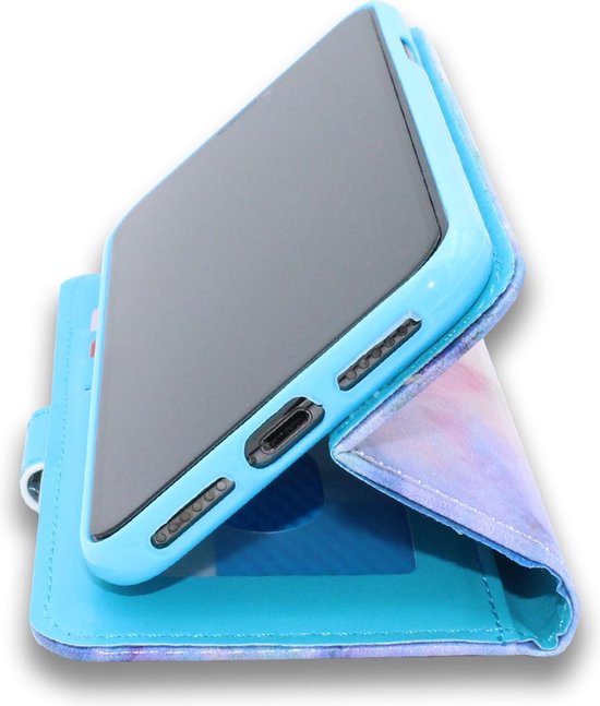 Samsung Galaxy S10 Hoesje - Mandala - Portemonnee Bookcase met Print en Rits Vakje